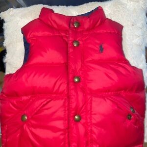 Polo by Ralph Lauren Kids Red Puffer Vest
